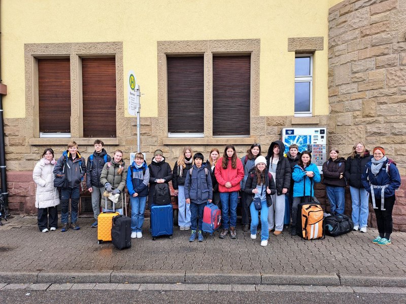 Bild 1: Die Gruppe kurz vor der Ankunft